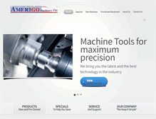 Tablet Screenshot of amerigomachinery.com